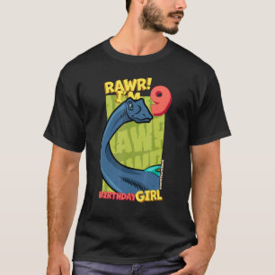 Rawr Ich bin 9 Geburtstagskartoffeln 9. Geburtstag T-Shirt