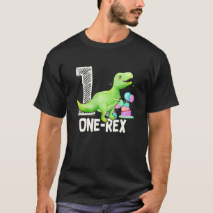 Rawr ich bin ein Rex 1. Geburtstag 1 Jahre alt Din T-Shirt