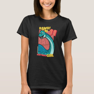 Rawr I'm 11 Birthday Girls 11. Geburtstag Dino Bro T-Shirt
