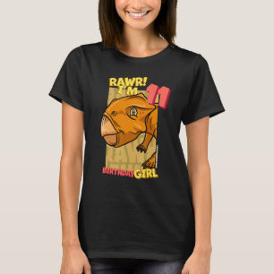 Rawr I'm 11 Birthday Girls 11. Geburtstag Dino Lep T-Shirt