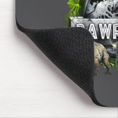 Rawr I'm 4 4th Birthday T Rex Dinosaur Funny Party Mousepad (Ecke)