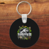 Rawr I'm 4 4th Birthday T Rex Dinosaur Funny Party Schlüsselanhänger (Vorderseite)