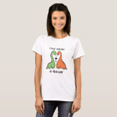 Rawr im Dinosaurier T-Shirt (Vorne ganz)