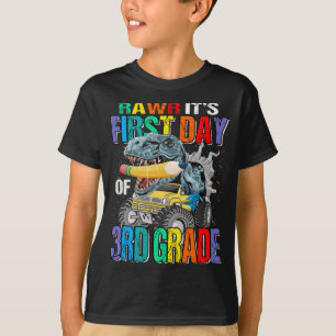 Rawr ist der erste Tag des Monsterfahrens der drit T-Shirt
