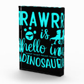 Rawr! Ist Hello in Dinosaur Fotoblock (Rechts)