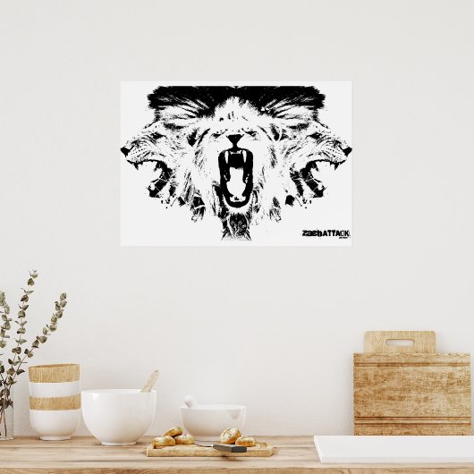 RAWR Lions Poster (Küche)