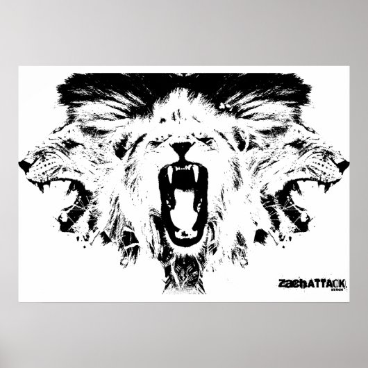 RAWR Lions Poster (Vorne)
