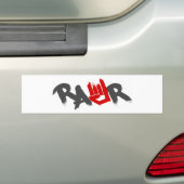 Rawr Logo - Emo, goth, Alternative, Rock, Schmutz Autoaufkleber (Auf Auto)