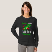 Rawr Mean I Love You In Dinosaur Valentines Day T-Shirt (Vorne ganz)