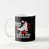 Rawr Means I Love You In Dinosaur Valentine’s Day Kaffeetasse (Links)