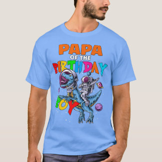 Rawr Papa vom Jungen-Astronauten-Rennen Din T-Shirt