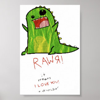 RAWR-Plakat Poster