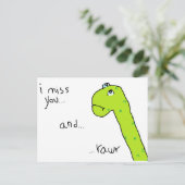 rawr postkarte (Stehend Vorderseite)