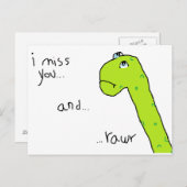 rawr postkarte (Vorne/Hinten)