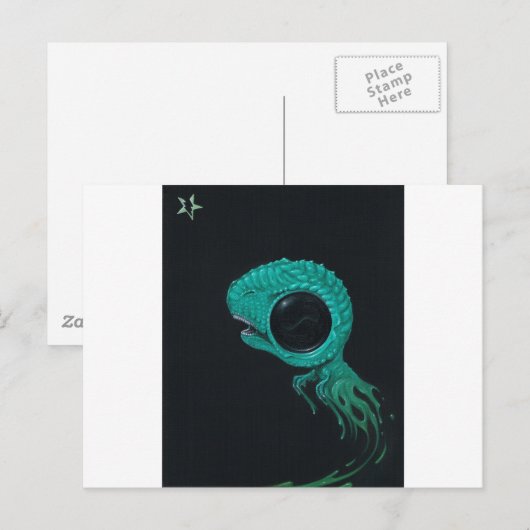 Rawr Postkarte (Vorne/Hinten)