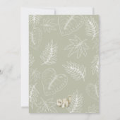 Rawr-some Dinosaur Babydusche laden ein Einladung (Rückseite)