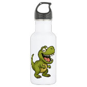 Rawr-some Hydration! Funny Dinosaur Wasserflasche (Vorderseite)