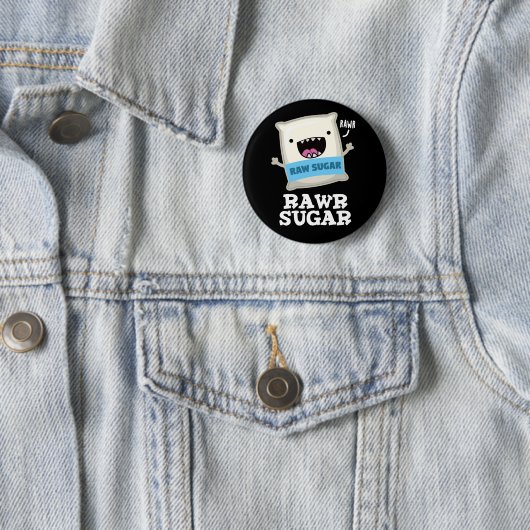 Rawr Sugar Funny Food Pub Dark BG Button (Beispiel)
