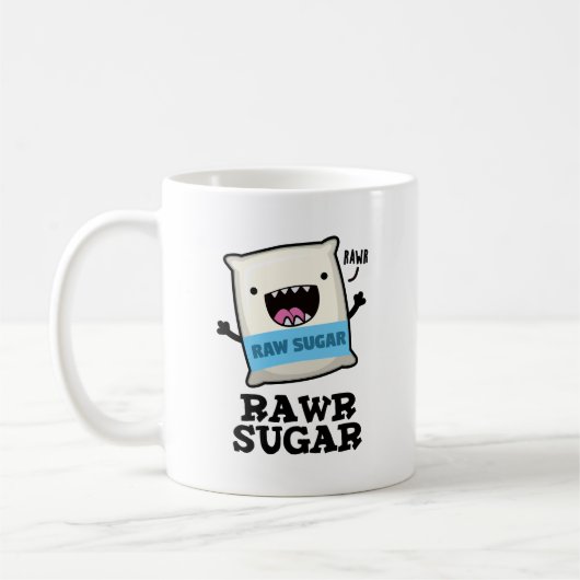 Rawr Sugar Funny Food Puff Kaffeetasse (Links)