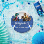 Rawr T-Rex-Dinosaurier-Traktorballon Birthday Pappteller (Party)