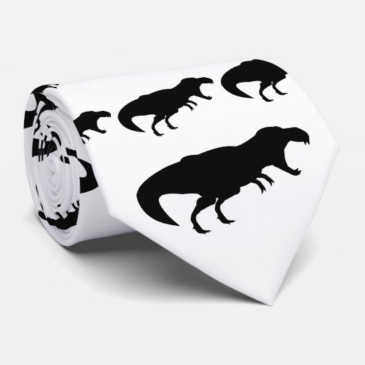 Rawr! T-Rex Krawatte (Gerollt)