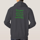 Rawr u. Grrr! Hoodie (Rückseite)