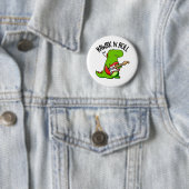 Rawrk and Roll Funny Rocker Dinosaur Pub Button (Beispiel)