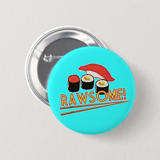 Rawsome! Button (Vorne & Hinten)