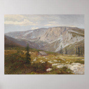 Rax Mountain von Konrad Petrides Poster