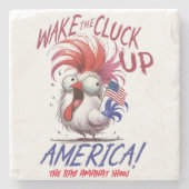 "Ray Amanat Show' Stone Untersetzer (Vorderseite)