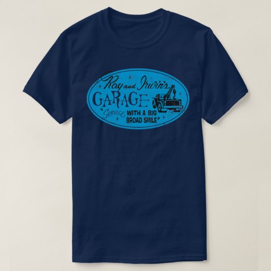 Ray amp Irwins Garage T-Shirt (Design vorne)