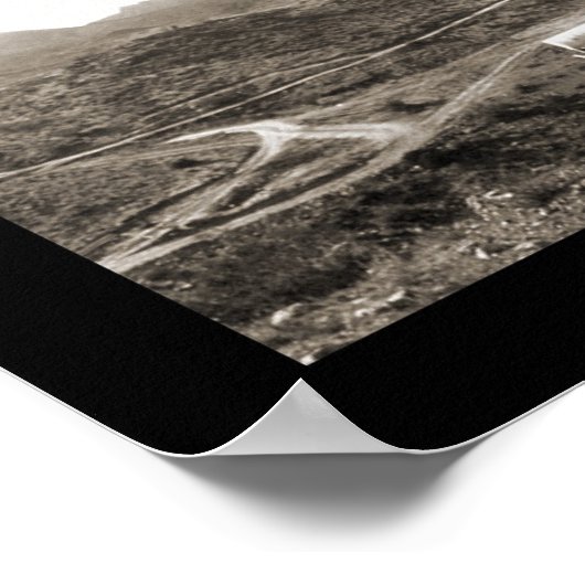 Ray, AZ Hercules Mine Foto 1909 Poster (Ecke)