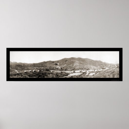 Ray, AZ Hercules Mine Foto 1909 Poster (Vorne)
