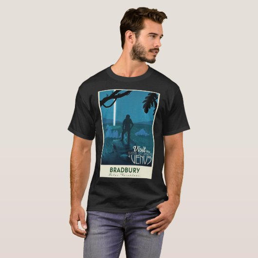 Ray Bradbury - Reise "The Long Rain" T-Shirt (Vorne ganz)