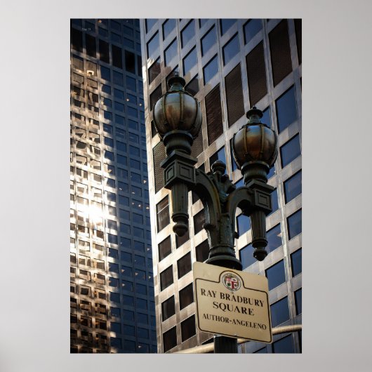 Ray Bradbury Square, Los Angeles Poster (Vorne)
