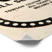 Ray Charles / Roy Ayers Vintage-Konzert Poster (Ecke)