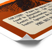 Ray Charles Vintag Concert Poster (Ecke)