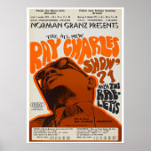 Ray Charles Vintag Concert Poster (Vorne)