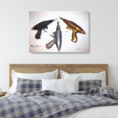 Ray Guns Art über Leinwand (Insitu (Schlafzimmer))