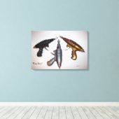 Ray Guns Art über Leinwand (Insitu (Holzboden))