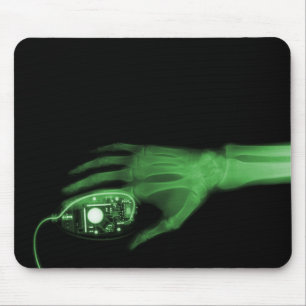 Ray Hand & Computer Maus Mousepad