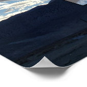 Ray-like Clouds Foto Two Family Trees Poster (Ecke)