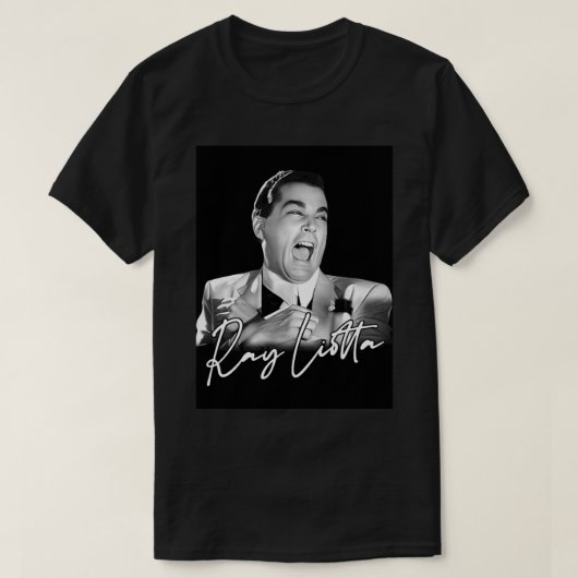 Ray Liotta Retro Fan Art Design T-Shirt (Design vorne)