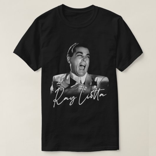 Ray Liotta Retro Fan Vintage Kunst T-Shirt (Design vorne)