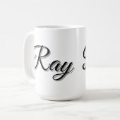 Ray Männer Name, Kaffeetasse (Vorderseite Links)