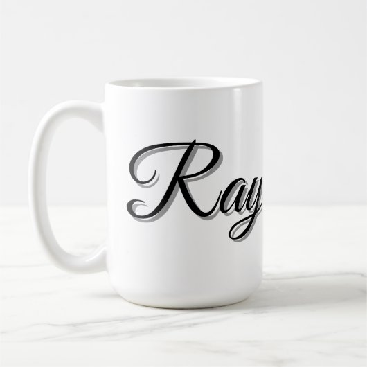 Ray Männer Name, Kaffeetasse (Links)
