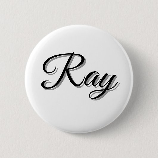 Ray Männername, Button (Vorderseite)