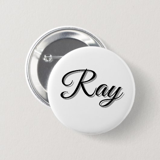 Ray Männername, Button (Vorne & Hinten)