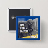 Ray McGuire NYC Mayor 2021 Button (Vorne & Hinten)