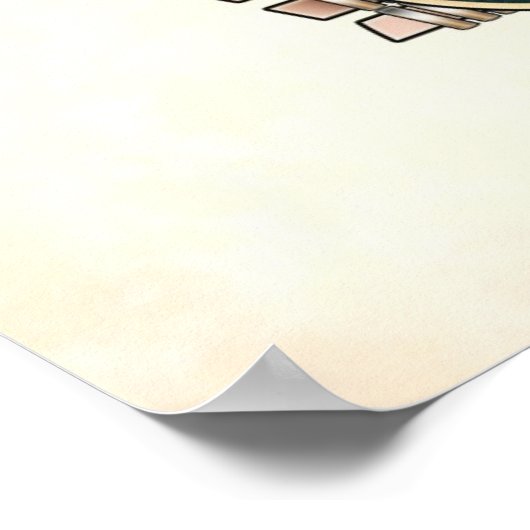 Ray-O-Zap Retro Robot Poster (16x20") (Ecke)